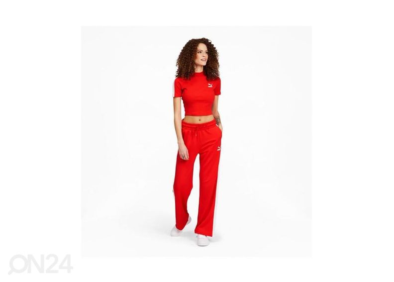 Женская спортивная футболка Puma Classics Rib Mock Neck увеличить