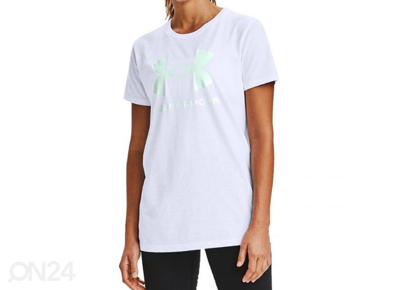Женская спортивная футболка Under Armour Live Sportstyle Graphic Ssc W 1356305 100 увеличить