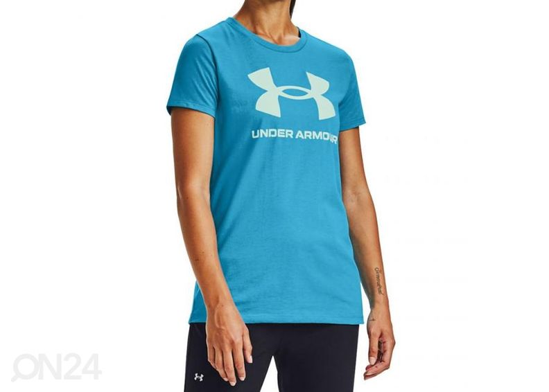 Женская спортивная футболка Under Armour Live Sportstyle Graphic Ssc W 1356305 431 увеличить