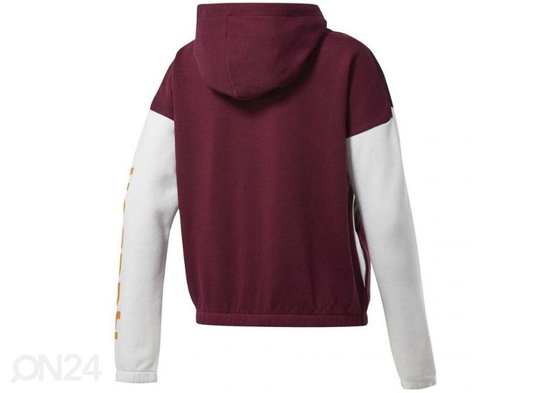 Женская толстовка Reebok Te Linear Logo Fl F Maroon W FU2189 увеличить