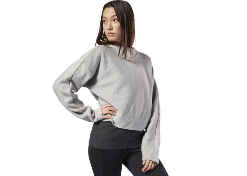 Женская толстовка Reebok TE Twill Cowl Neck W DY8139 увеличить
