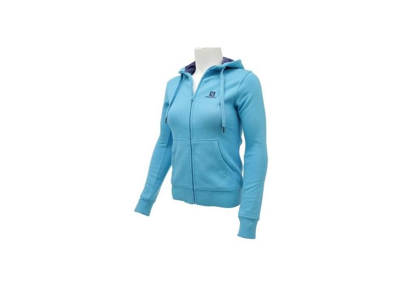Женская толстовка Salomon Logo FZ Hoodie W 353486 увеличить
