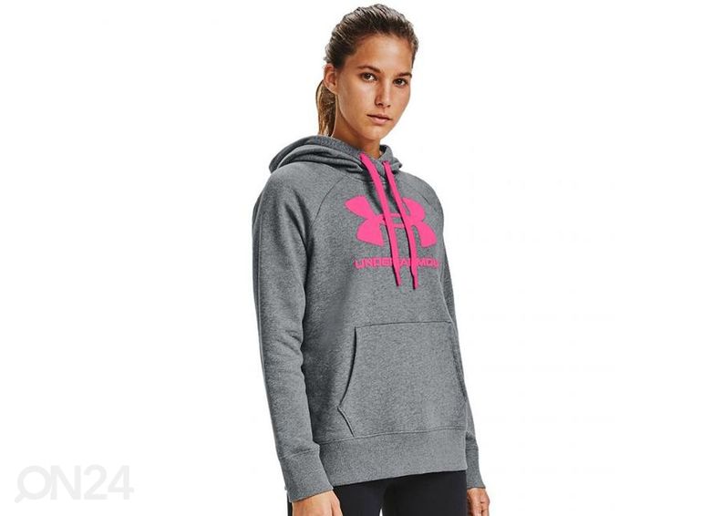 Женская толстовка Under Armour Rival Fleece Logo Hoodie W 1356318 012 увеличить