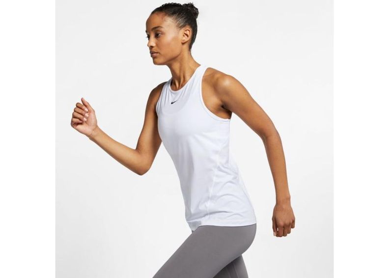 Женская тренировочная майка Nike WMNS Pro Tank All Over Mesh W AO9966-100 увеличить