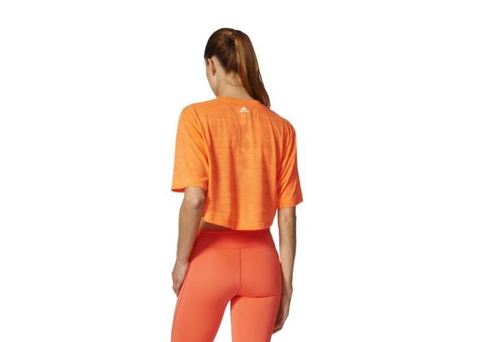 Женская тренировочная футболка Adidas Boxy Crop Tee Aeroknit W увеличить