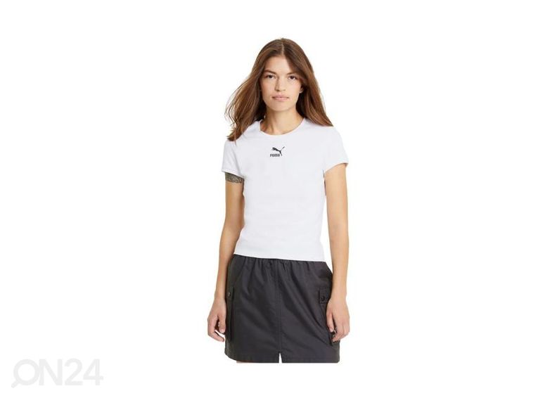 Женская футболка Puma Classics Fitted увеличить