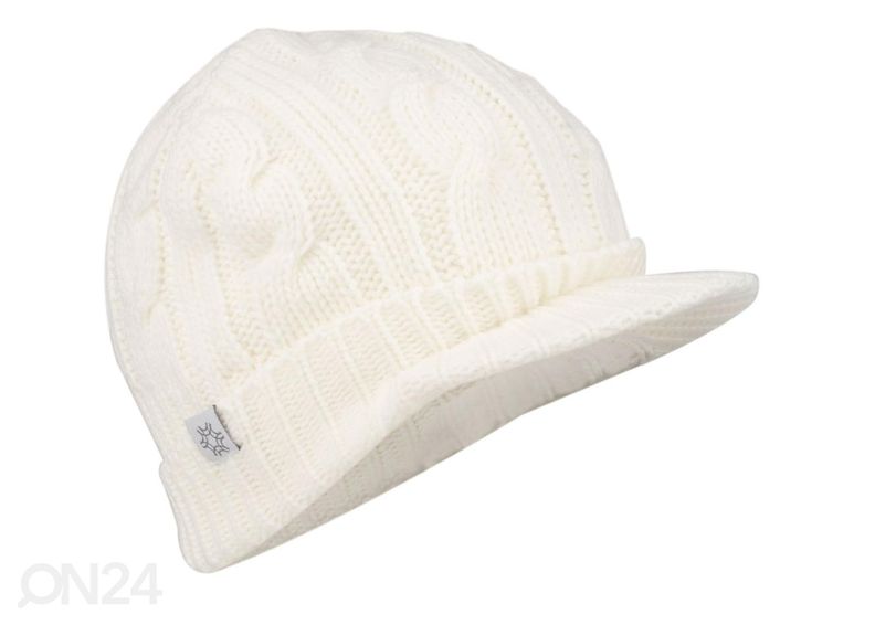 Женская шапка Peak Cable Knitted Starling увеличить