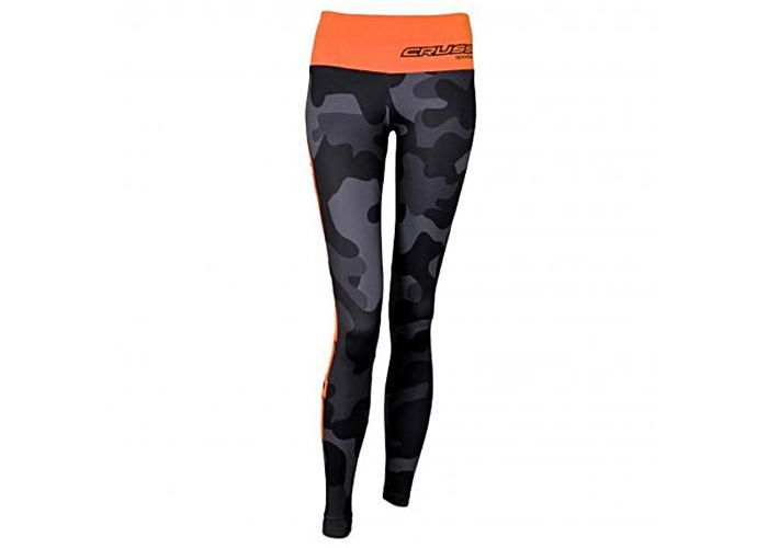 Женские велосипедные штаны CRUSSIS серо-оранжевый размер S увеличить