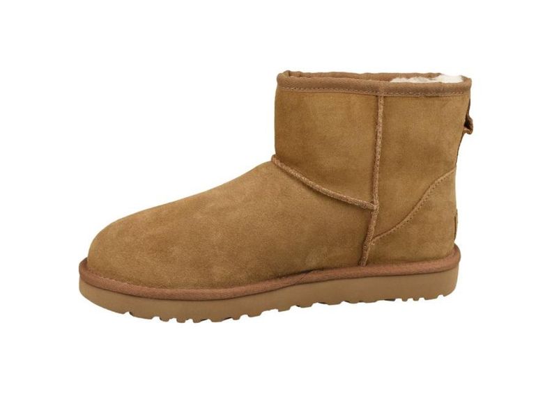 Женские зимние сапоги UGG Classic Mini UGG Rubber Logo W увеличить