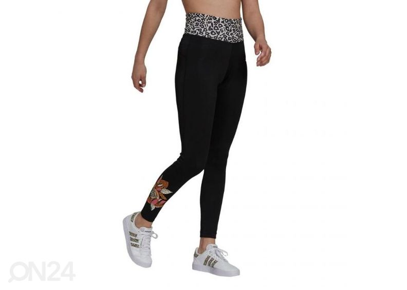 Женские рейтузы для тренировок Adidas Farm Rio Feel Brilliant AeroReady увеличить