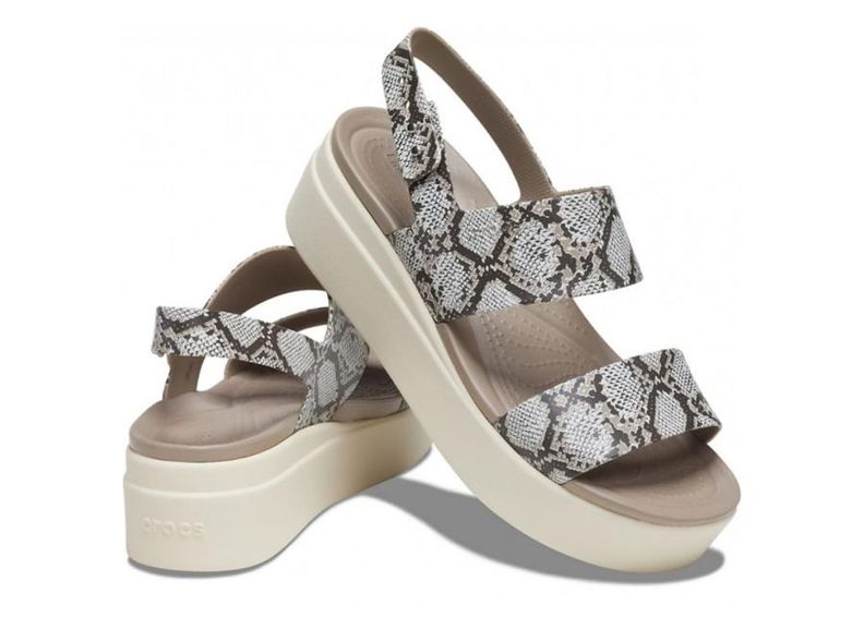 Женские сандалии Crocs Brooklyn Low Wedge W multi stucco 206453 93T увеличить