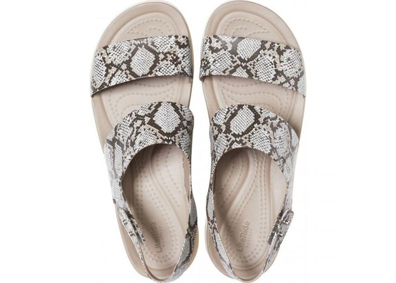 Женские сандалии Crocs Brooklyn Low Wedge W multi stucco 206453 93T увеличить