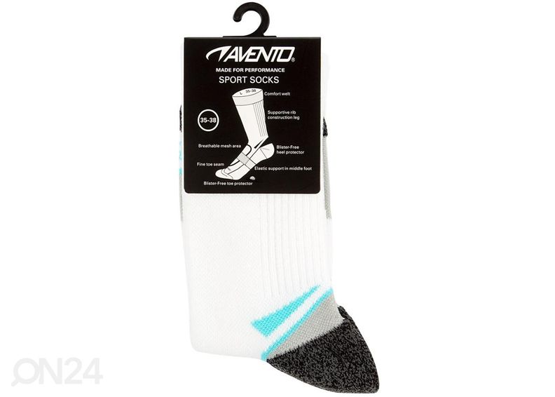 Женские спортивные носки, 2 пары увеличить