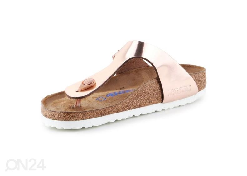 Женские шлепанцы Birkenstock Gizeh BS Met увеличить