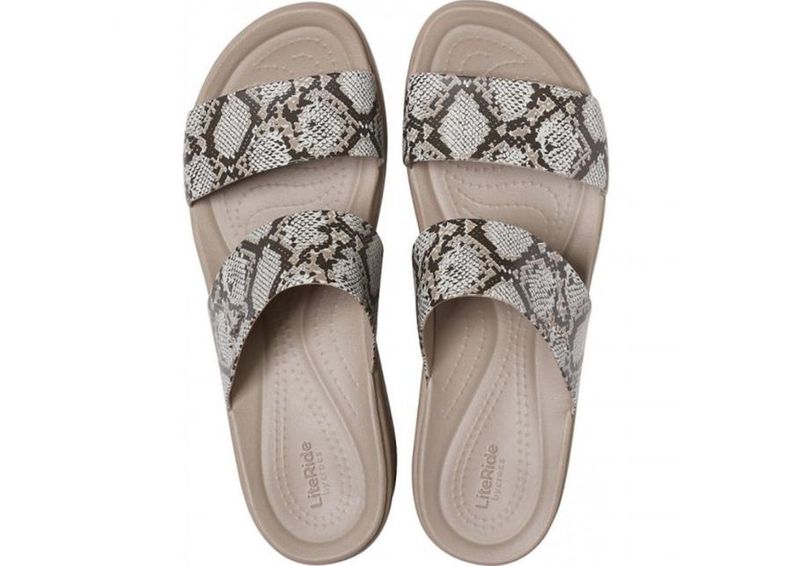 Женские шлепанцы Crocs Brooklyn Mid Wedge W 206219 93T увеличить