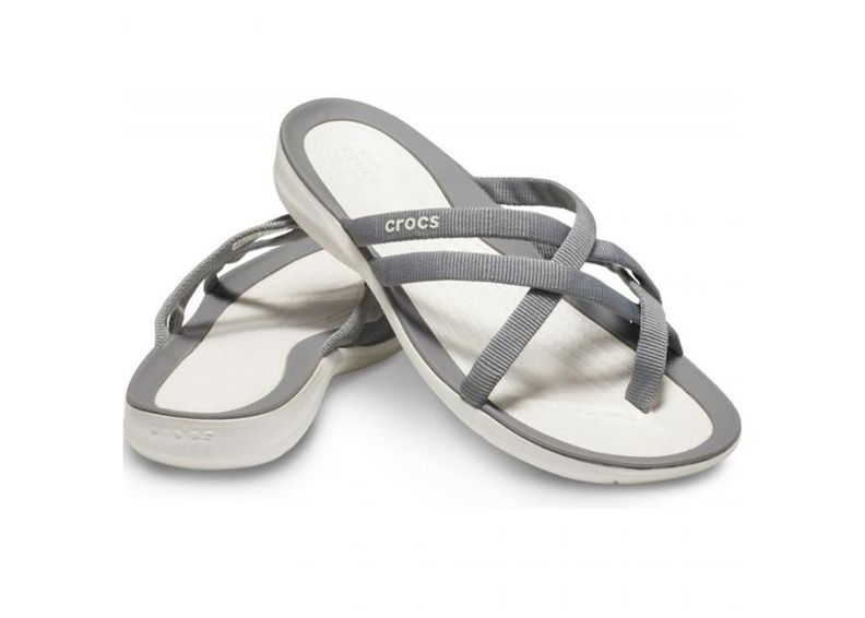 Женские шлепанцы Crocs Swiftwater Webbing Flip W 205479 OCT увеличить