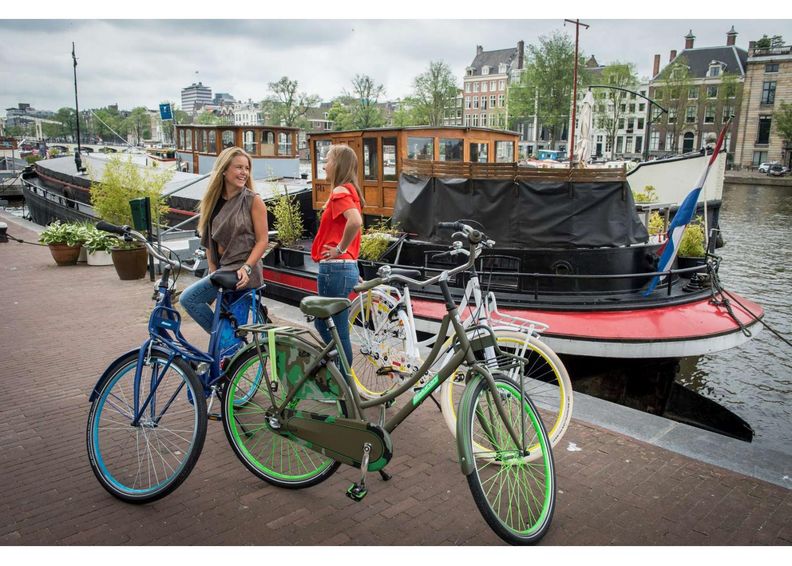 Женский городской велосипед SALUTONI Camouflage 28 дюймов 50 см Shimano Nexus 3 передачи увеличить