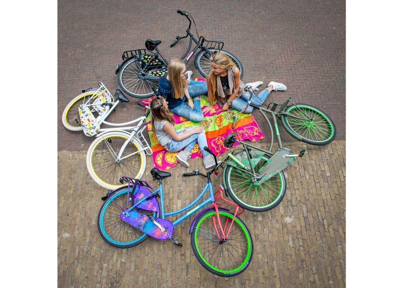 Женский городской велосипед SALUTONI Camouflage 28 дюймов 50 см Shimano Nexus 3 передачи увеличить