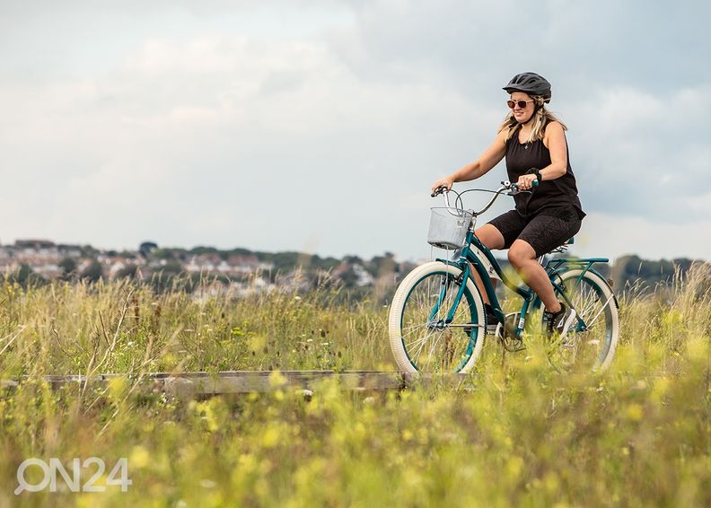 Женский и детский велосипед 26 дюймов Huffy Duluxe Cruiser Matte Emerald увеличить