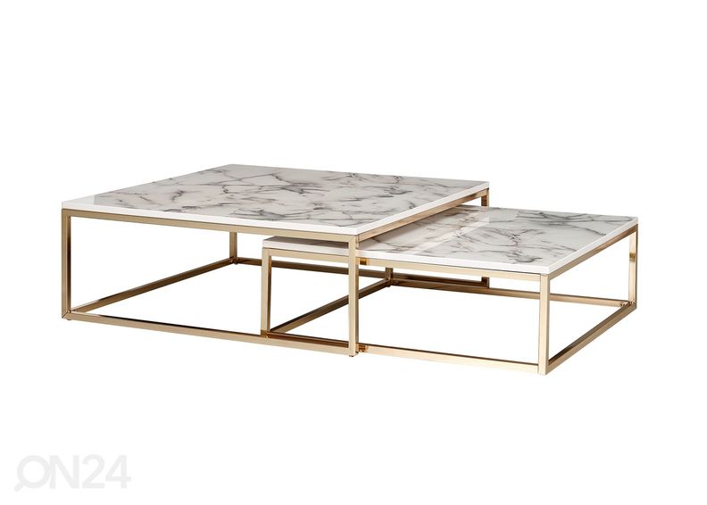 Журнальные столики Marmor, белый 2 шт увеличить