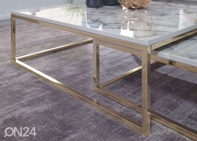 Журнальные столики Marmor, белый 2 шт увеличить