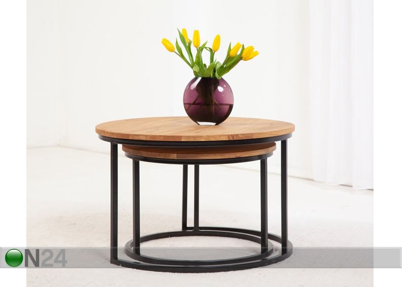 Журнальные столы из массива дуба Airy, 2 шт увеличить