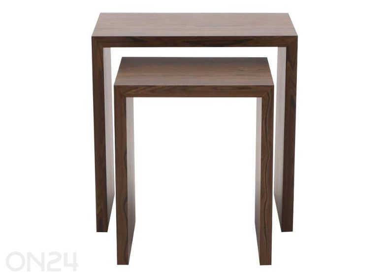 Журнальный столик Diaz, 2 шт, коричневый увеличить