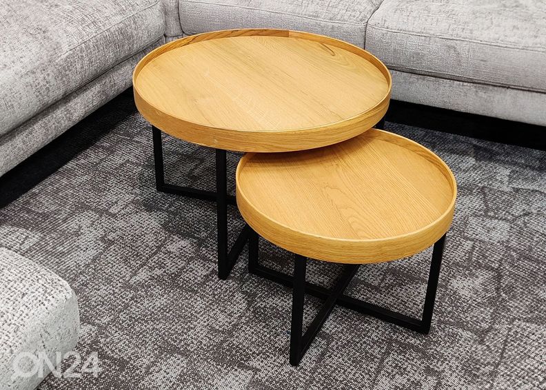 Журнальный столик Music 2 шт, Ø 50 см и Ø 70 см увеличить