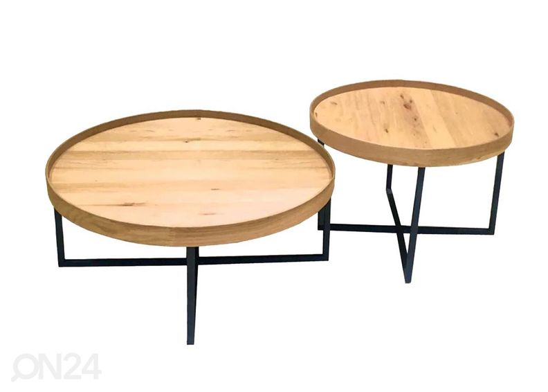 Журнальный столик Music 2 шт, Ø 50 см и Ø 70 см увеличить