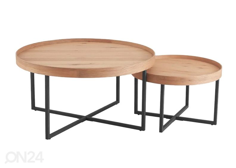 Журнальный столик Music 2 шт, Ø 60 см и Ø 90 см увеличить