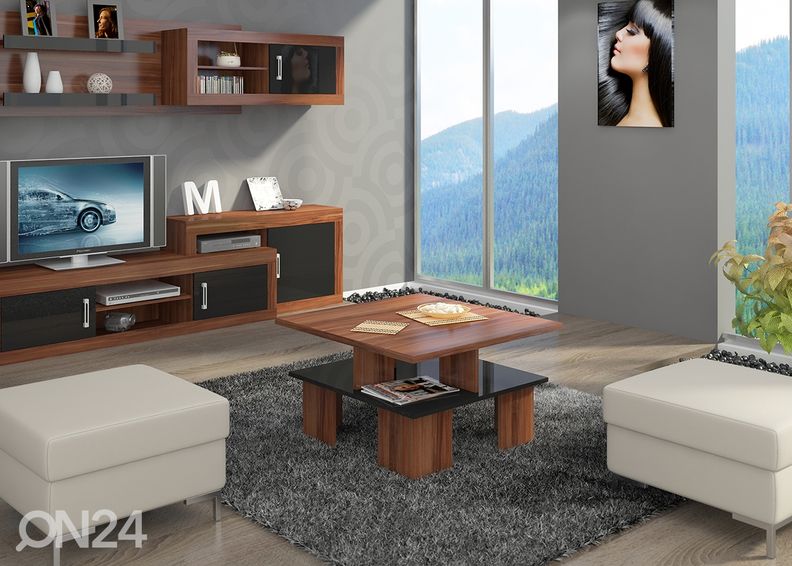 Журнальный столик Tom 80х80 см, глянцевый увеличить