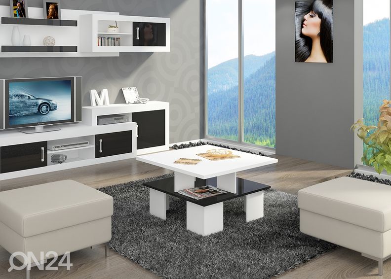 Журнальный столик Tom 80х80 см, глянцевый увеличить