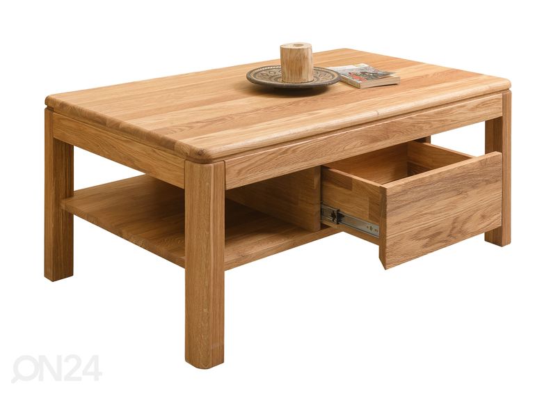 Журнальный стол из массива дуба Lausenne Lux 105x65 cm увеличить