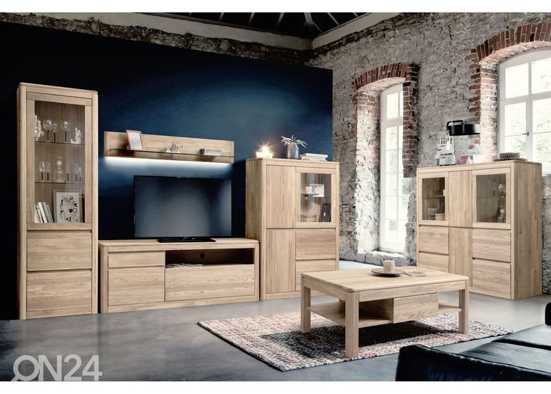 Журнальный стол из массива дуба Lausenne Lux 105x65 cm увеличить