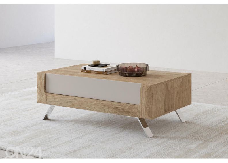 Журнальный стол Cassandra 110x65 cm, дуб/кашемир увеличить