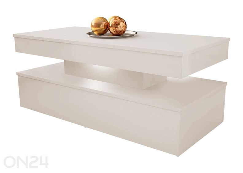 Журнальный стол Glossa 120x55 cm + LED увеличить