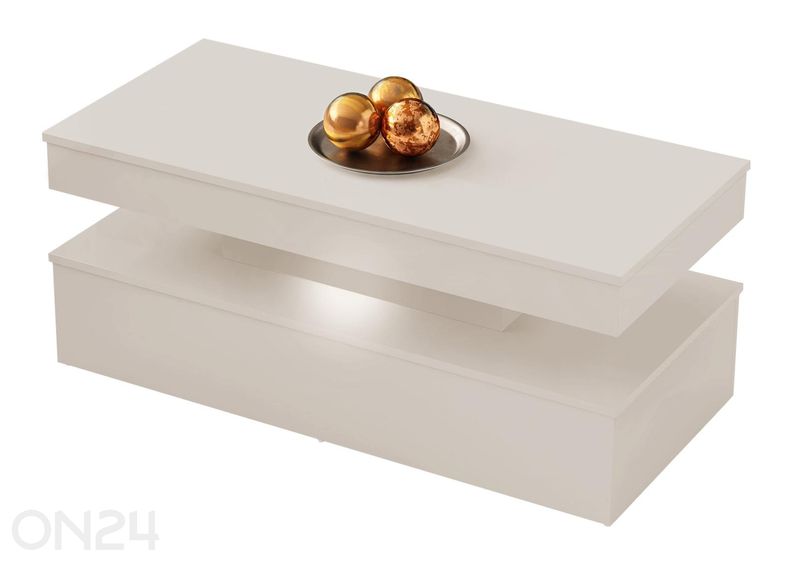 Журнальный стол Glossa 120x55 cm + LED увеличить