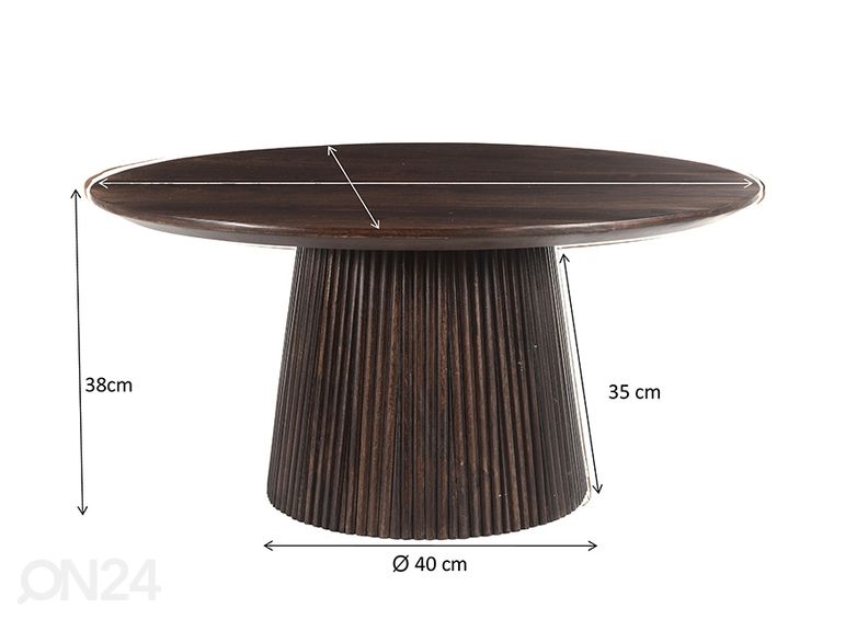 Журнальный стол Salvator Ø 80 cm увеличить