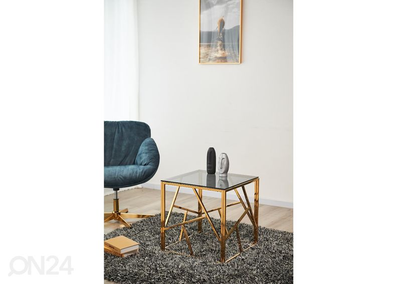 Журнальный стол Tala 55x55 см, золотистый увеличить