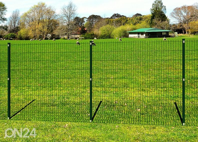 Заборная панель 2D RAL6005, 6/5/6 mm 123x250 cm увеличить