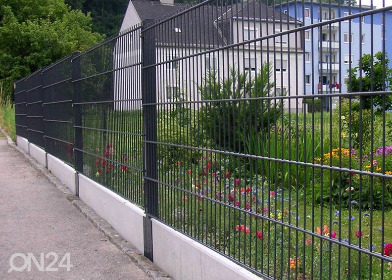 Заборная панель 2D RAL7016, 6/5/6 mm 163x250 cm увеличить