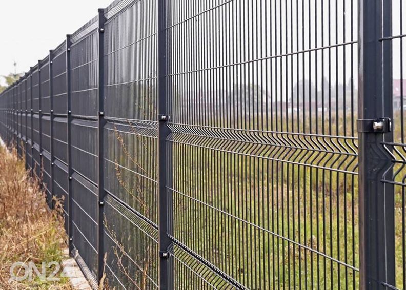 Заборная панель 3D RAL7016, 4 mm 103x250 cm увеличить