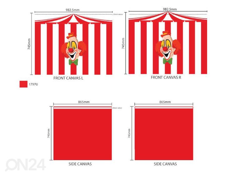 Занавески для кровати Pino Chucky 90x200 cm увеличить