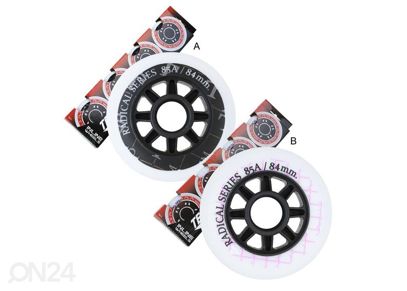 Запасные колеса для роликовых коньков Radical 84x24 85A Tempish увеличить