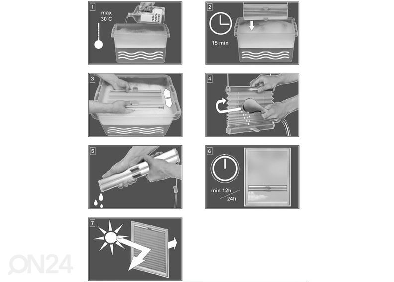 Затемняющие плиссированные жалюзи ширина 130-140 см увеличить