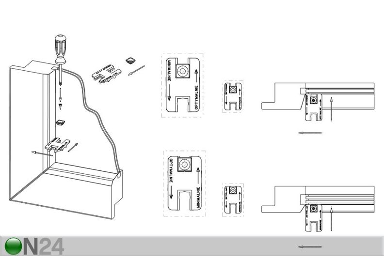 Затемняющие плиссированные жалюзи 60-70x190 см увеличить