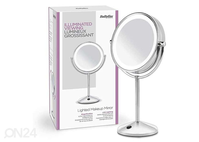 Зеркало для макияжа Babyliss со светодиодной подсветкой увеличить