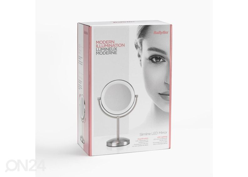 Зеркало для макияжа Babyliss со светодиодной подсветкой увеличить