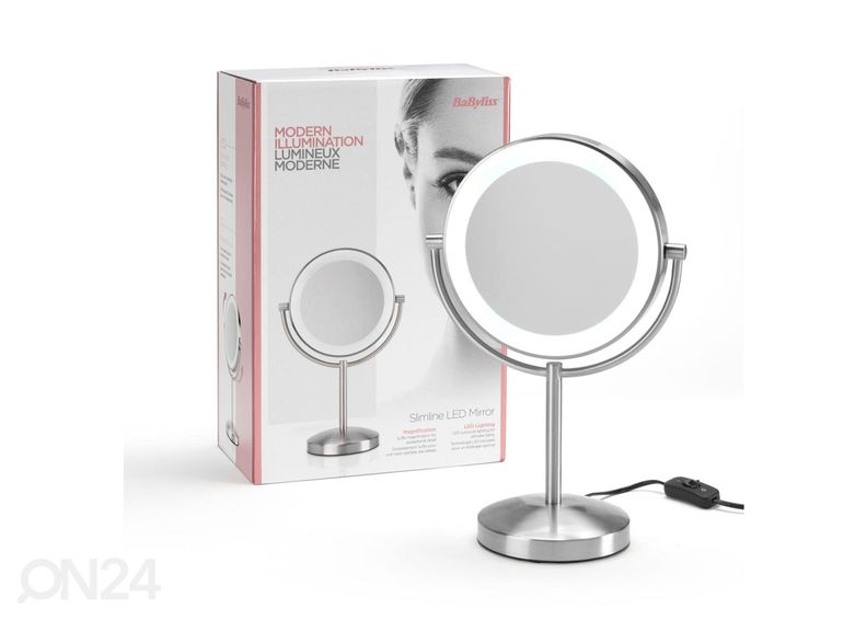 Зеркало для макияжа Babyliss со светодиодной подсветкой увеличить