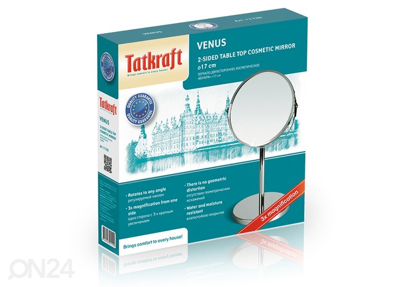 Зеркало для макияжа Tatkraft Venus увеличить